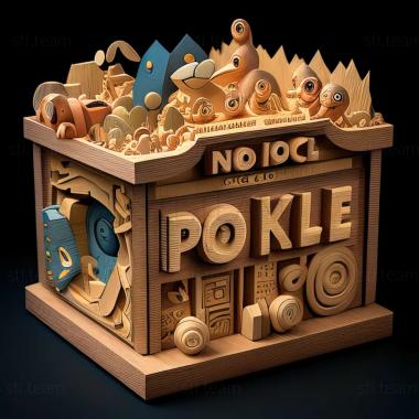 3D модель Вечірка Pok BLOCK Sing Pokmon Trick House (STL)